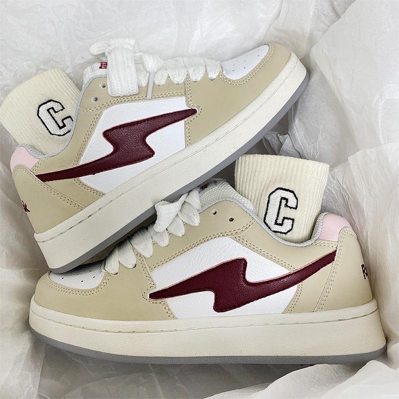 

Мужские и женские универсальные парные хлебные туфли, модный гонконгский стиль, Han Su ins маленькие белые туфли, нишевые, ретро, студенческие, повседневные, кеды 44