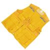 Volunteer Vest for Event Work Clothes with Multi Pockets Yellow Public Welfare Activities Supplies Type 1 M