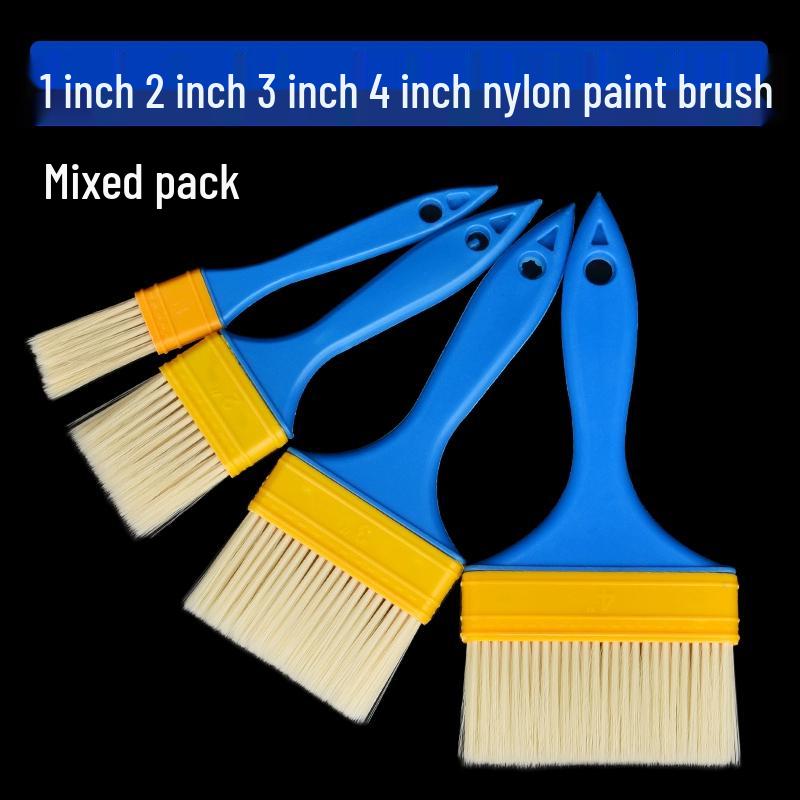 Nylon Bristle Cleaning and Painting Brush Set – Small, Hard, and Soft Bristles for Barbecue, Dust Removal, and Oil Painting