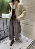 Petite Women's Korean Style White Duck Down Puffer Jacket - Sweet, Fresh, Loose Fit, Thickened for Winter
