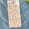 3D Kristall Aufkleber 4 Stück Niedliche Tiere Kleiner Geist Kinder Belohnungs Aufkleber für Kleine Dekoration Verzierungen BulingBulingStickers Shop