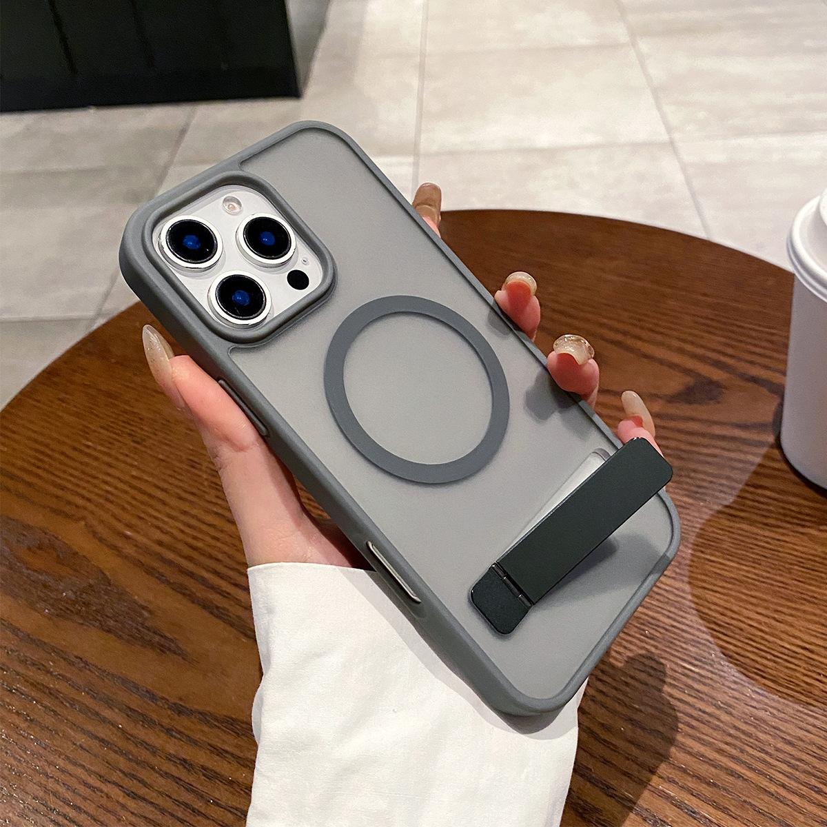 

Однолинейный чехол-подставка для мобильного телефона, Высококлассный, Не желтеющий, Магнитная адсорбция для девочек, Защитный чехол для мобильного телефона Apple For iPhone 17PROMAX