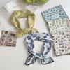 Headscarf summer women's pastoral spring and summer literary scarf square scarf fashion scarf floral headband decorative silk scarf