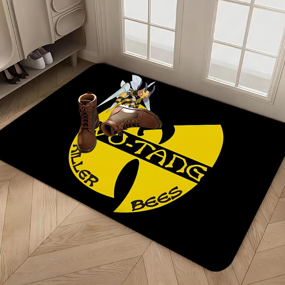 W-WU-T-TANG C-CLAN Entrance Door Mat Washable Non-Slip Living Room Sofa Chairs Area Mat Kitchen Alfombra