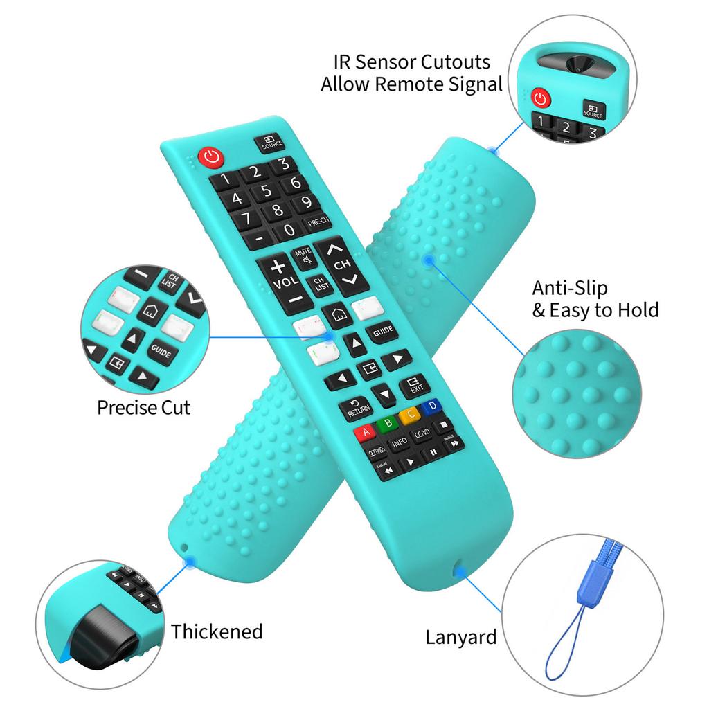 Silicone TV Remote Control Case Protective Cover Shockproof Sleeve For Samsung BN59-01315A BN59-01315B BN59-01315E BN59-01315L