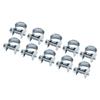 10pcs 11-13mm/13-15mm Hose Clips Carbon Steel Diesel