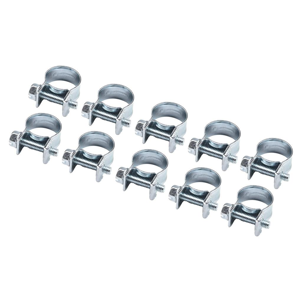 10pcs 11-13mm/13-15mm Hose Clips Carbon Steel Diesel