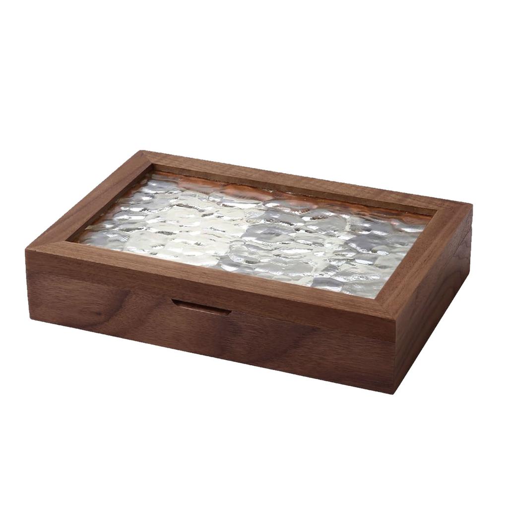 Sophisticated Wood Jewelry Casket Easy to Use with Organized Home Accessory for Various Trinkets Decoration Organization