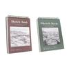 Art Drawing Pad Sketchbook Strong Binding Friendly High Density Paper Resists Bleed Compacts Design For Outdoor Use