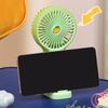 Outdoor Handheld Fan Rechargeable Air Blower 3 Speed-White