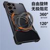 Titanium Metal Phone Case For For Samsung Galaxy S23 S24 S25 Ultra Plus Aluminum Alloy Bumper 360° Magnetic Lens Protect Frame Cover