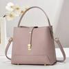 Bag Women's New Handbag Korean Version Texture Shoulder Oblique Span Bag Women's Bucket Bag Bags
