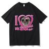 Cute I Love My Girlfriend Sad Hamster T Shirts Funny Unisex/Women Clothing Harajuku Aesthetic Tshirt Unisex Streetwear Cotton Tops