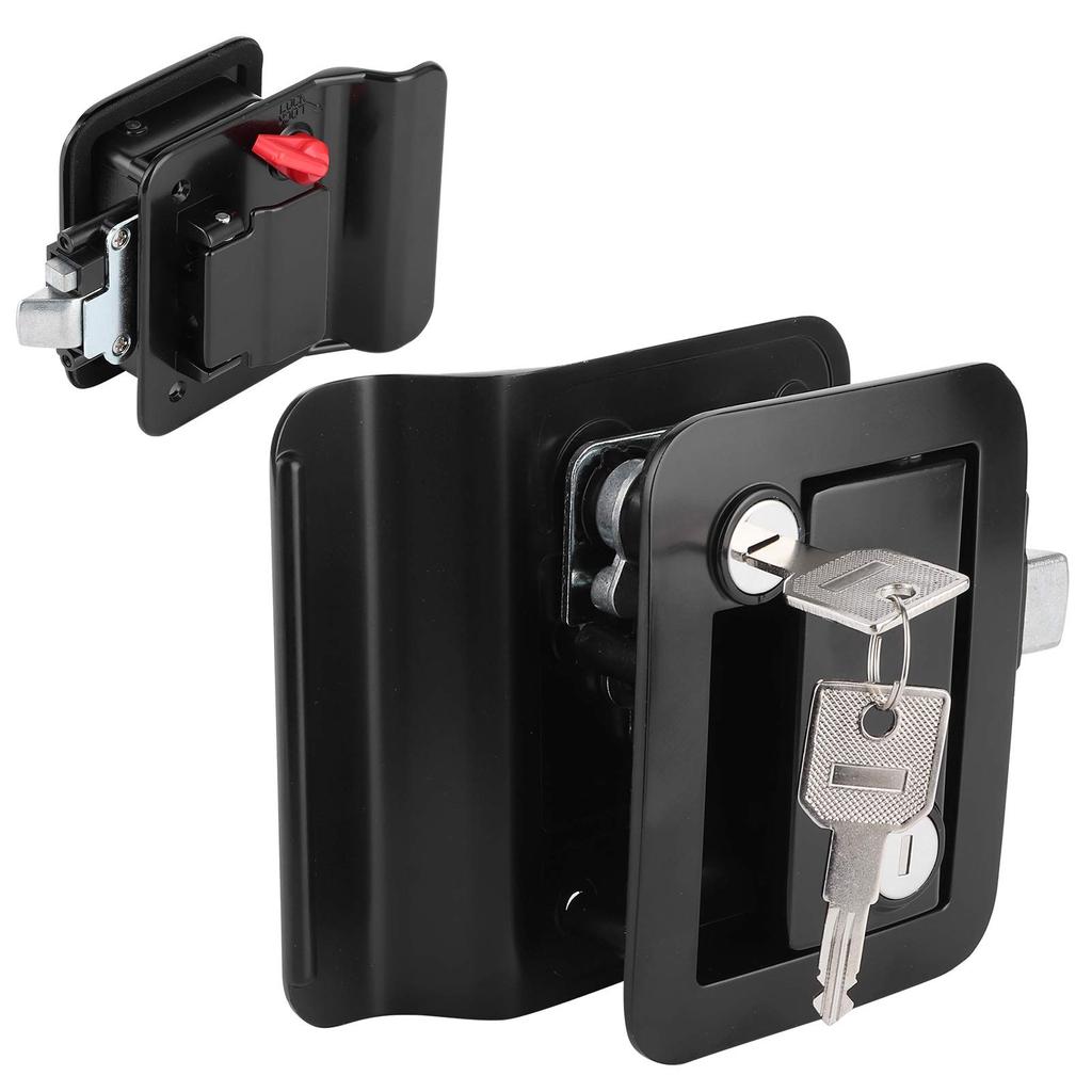 KIMISS RV Travel Trailer Entry Door Lock with Paddle Deadbolt, RV Door Lock Entry