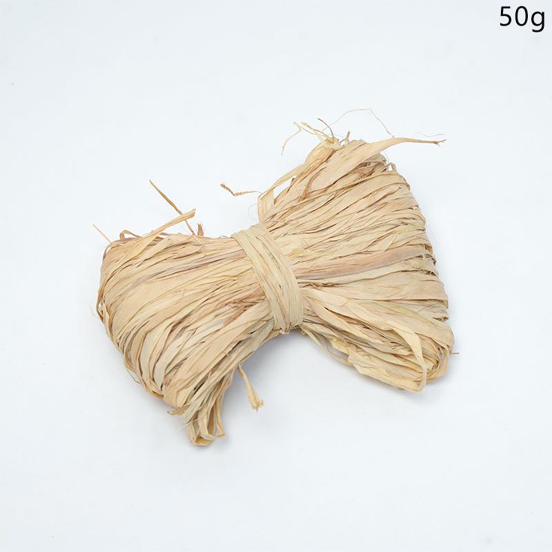 Natural Raffia Straw String for Flower Bouquet Wrapping and Gift Box Filler