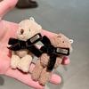 Women's Cute Bow Plush Bear Brooch - Cartoon Sweater Scarf & Coat Accessory