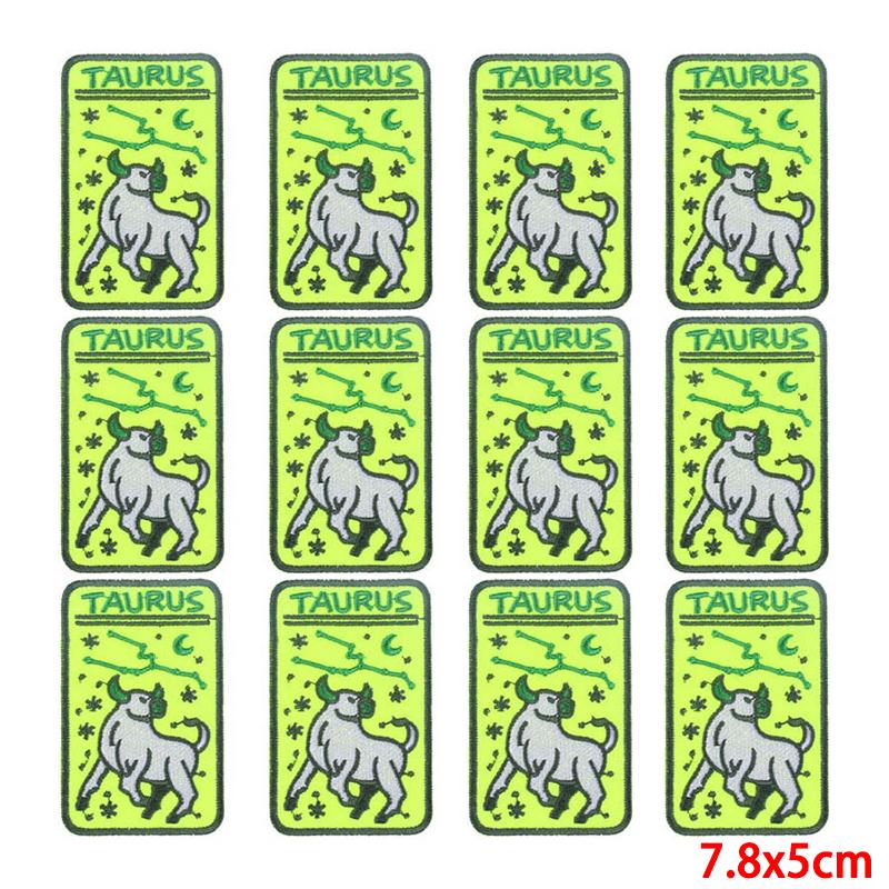 10 Pcs/lot Wholesale Embroidery Patch Iron On Patches For Clothing Patches On Clothes Jackets Decor Applique Sew Supplies