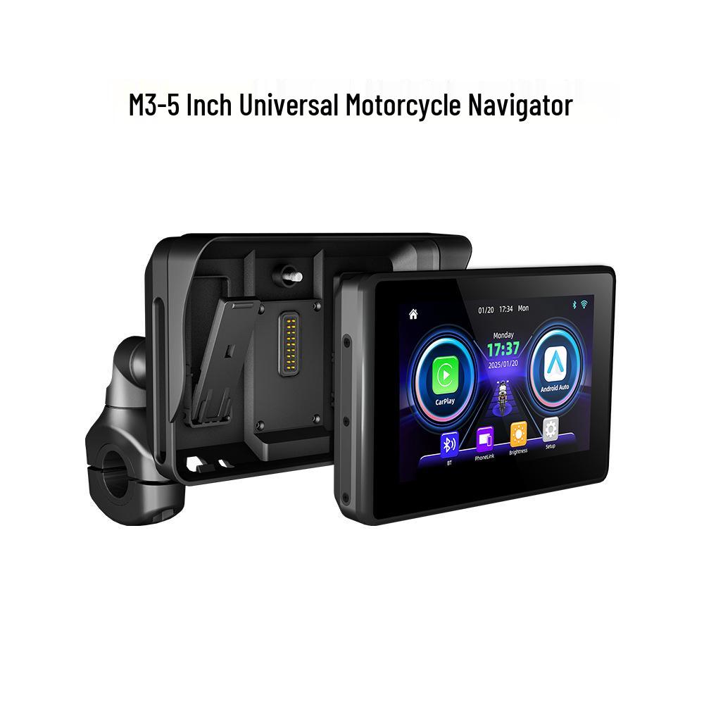 Plug-and-Play 5-дюймовый экран CarPlay/Android Auto для мотоциклов BMW