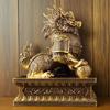 Pure Brass Male And Female Pair Ornaments Wealth Gathering Fortune Kirin Living Room Entrance Home Office Desk Decorations