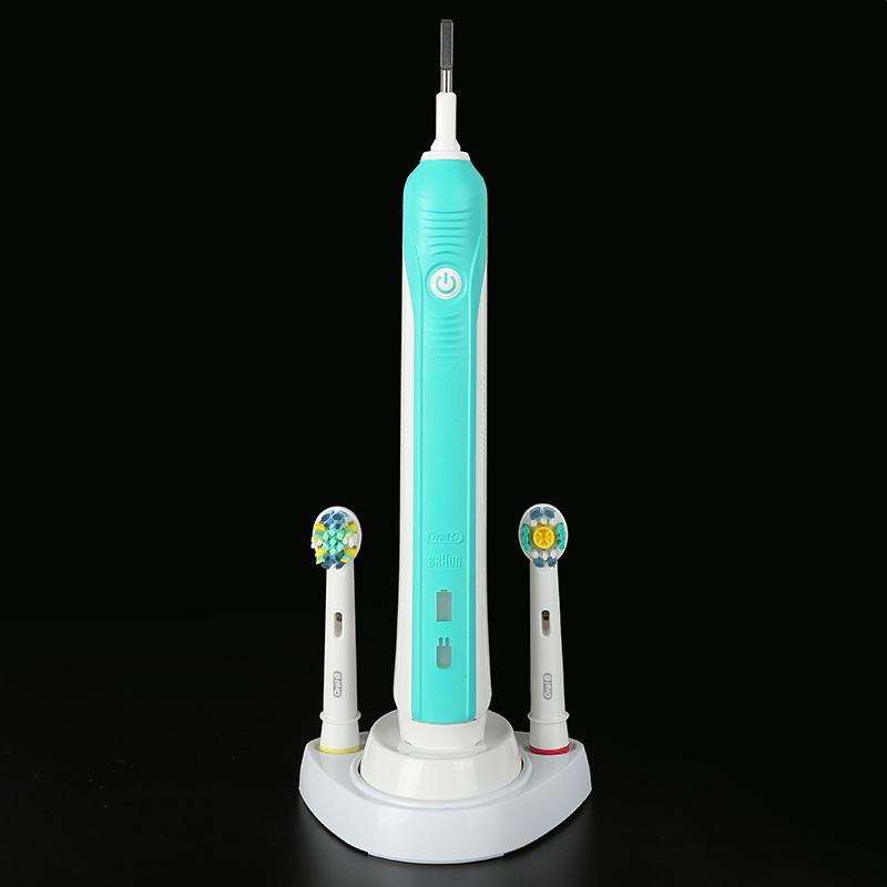 1 Stück Einzel-Ladegerät-Halter Elektrische Zahnbürsten-Basisständer Zahnbürstenköpfe-Halter Kompatibel für Oral-B D-Serie, Pro-Serie
