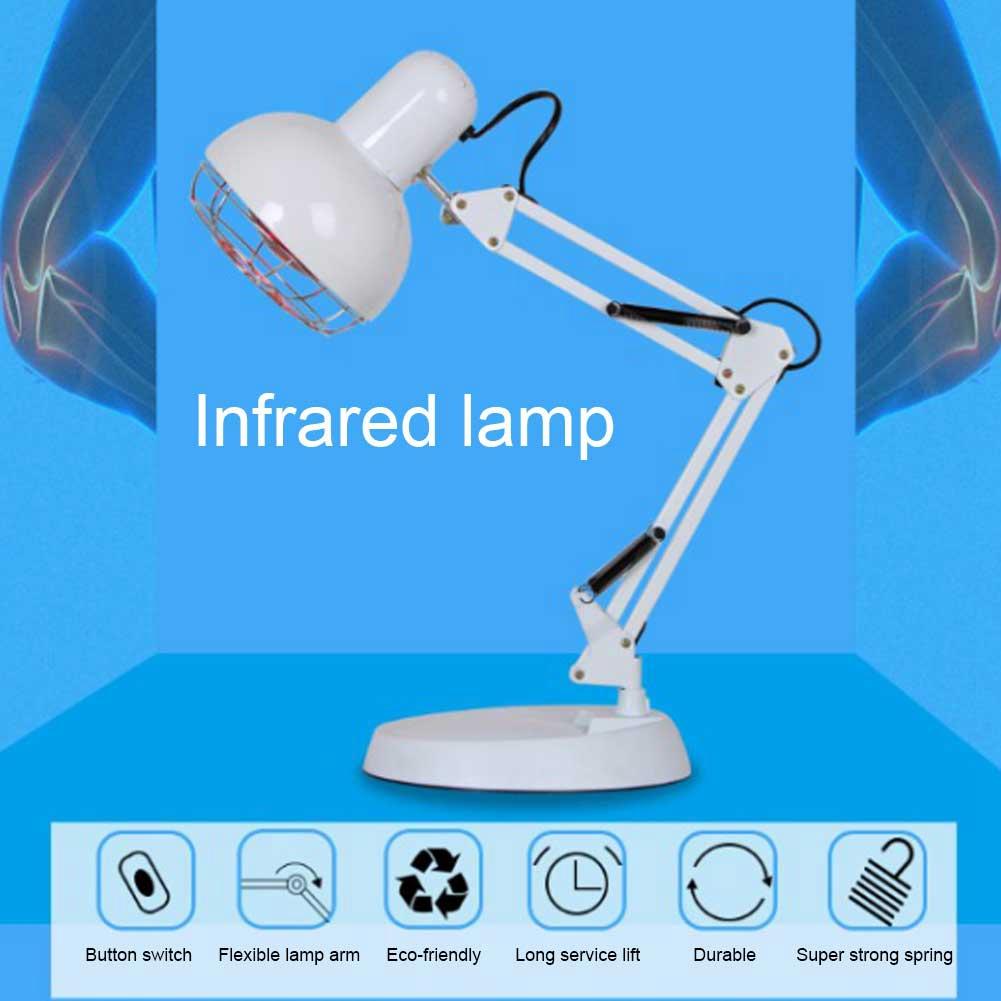 Infrared Heating Therapy Lamp Hot Compress Physiotherapy Instrument Light (EU Plug 220V)