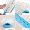 Ergonomic Detangle Hairbrush With Soft Bristles And Hollow Out Designs Hairdressing Tool Styling Comb For Oild Head