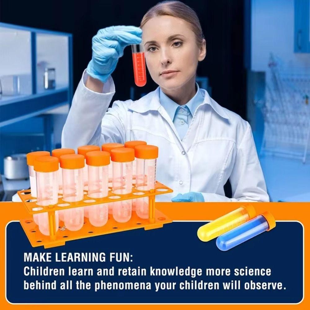 Learning Plastic Droppers Centrifuge Tube Holder Science Test Tubes Kids Test Tubes  Student Use