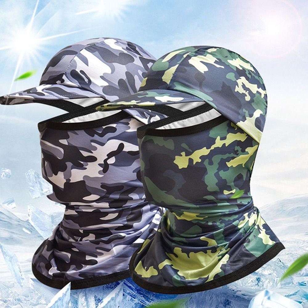 

Ice Silk Sun Hood Hat Quick Drying Bike Head Cover Cap Hiking Thermal Cap Cooling Sport Gear