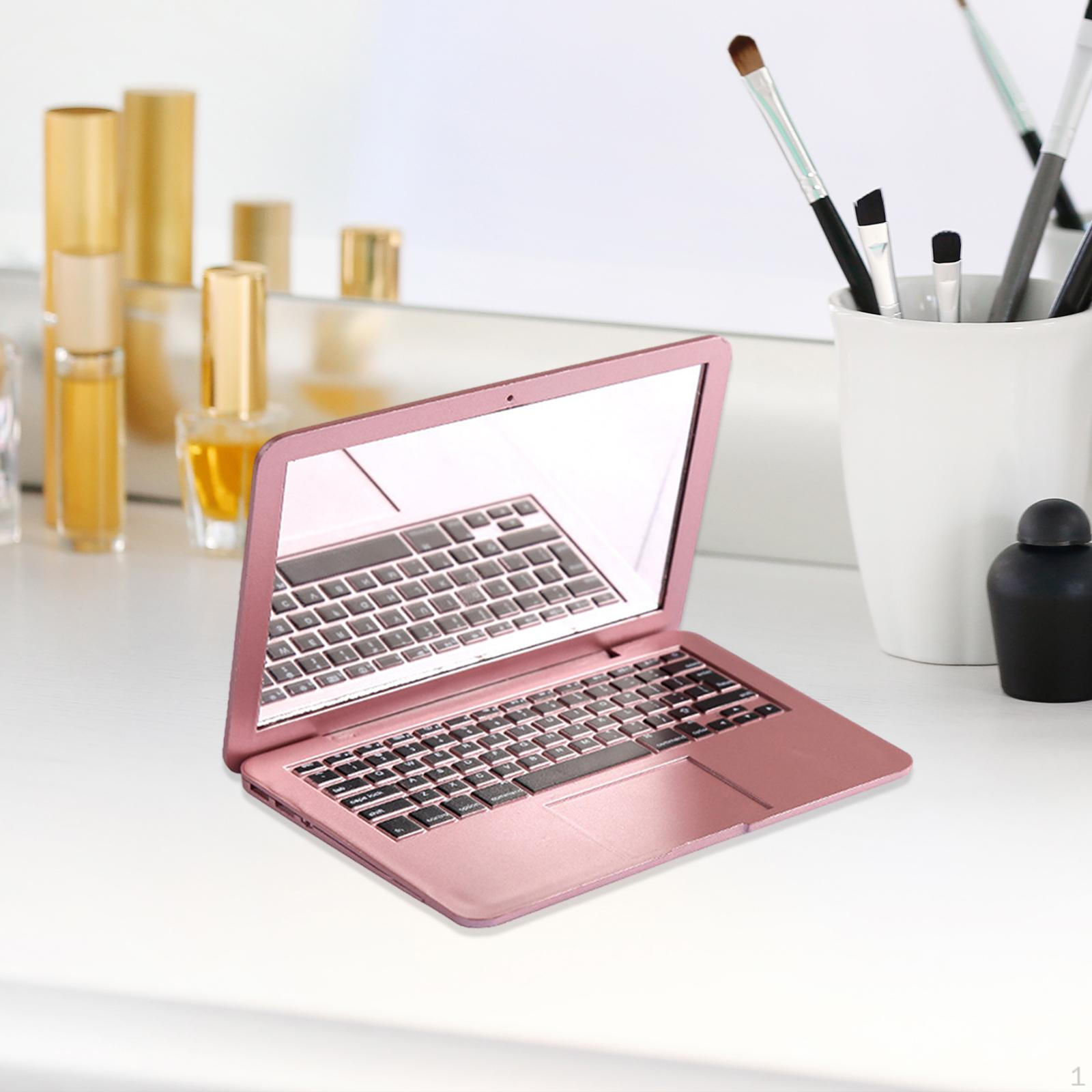 

Зеркало для макияжа Компактный многофункциональный портативный прямоугольный косметический кошелек розовый