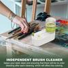 YOKIVE Watercolor Brush Washer with White Green Water Tank, Art Supplies