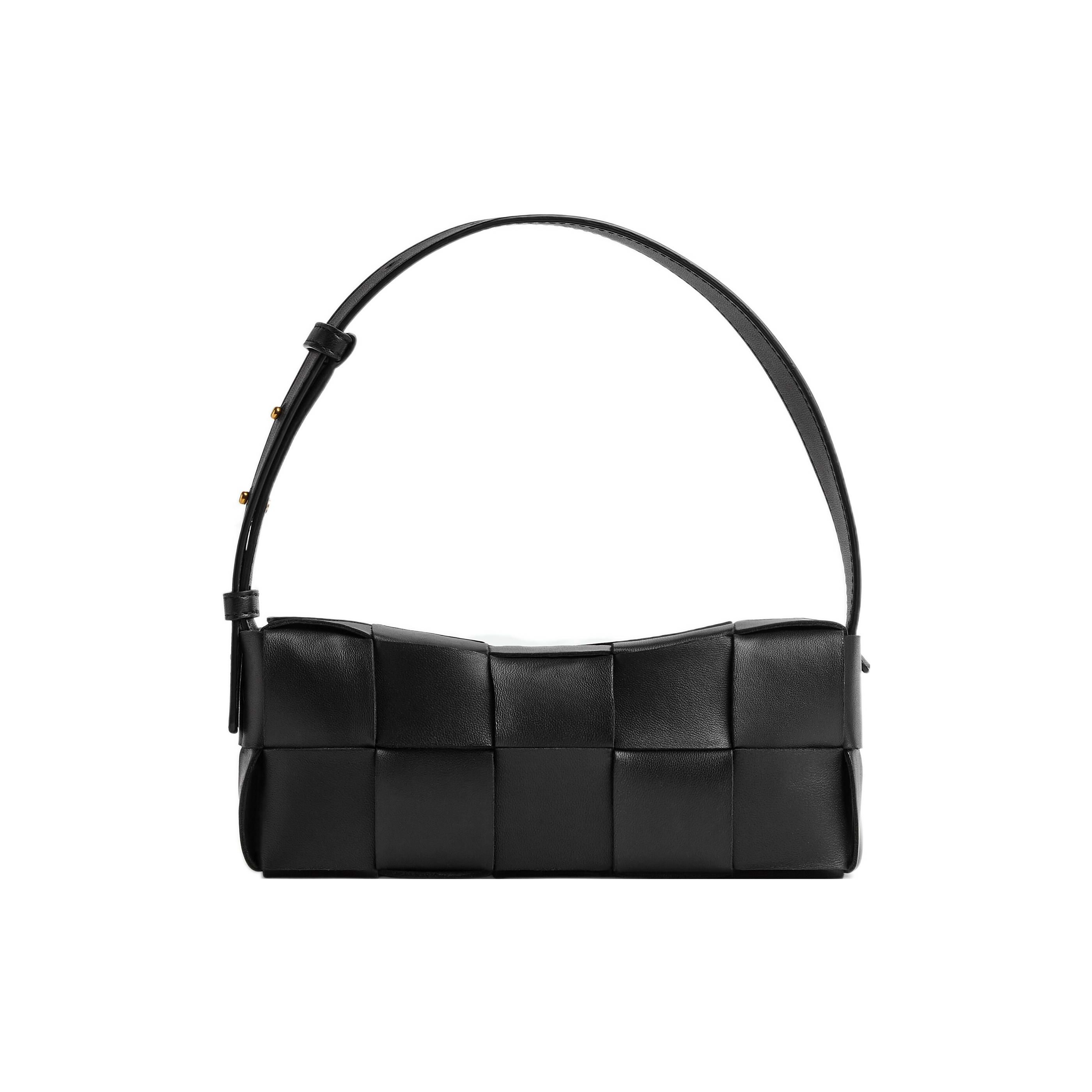 

Bottega Veneta Маленька сумка-касета Brick Чорний/Золотий Жіночі сумки через плече 729166-VMAY1-8425 Basic Set (Bag+Dust Bag)
