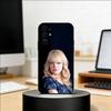 Emma Stone Phone Case For Samsung S25,S24,S21,S22,S23,S30,Ultra,S20,Plus,Fe,Soft Silicone Black Cover