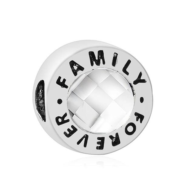 New 1pc Family Girl Boy Mom Dad Grandmother Bead Charm Fit European Charm Bracelets Jewelry Making Accessories