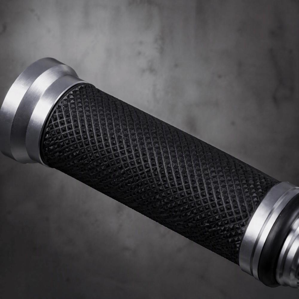 2PCS Rubber Material Motorcycle Handlebar Grips Rubber Handlebar Grips For Motorcycle