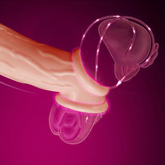 Men's Stimulating Silicone Condom Sleeve Delay Lasting Spike Condom Sexy Toy