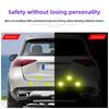 Motorcycle Sticker Reflective Night Safety Warning Electric Scooter Helmet Paper Car Tail Box Rear  Heart-shaped Decorative