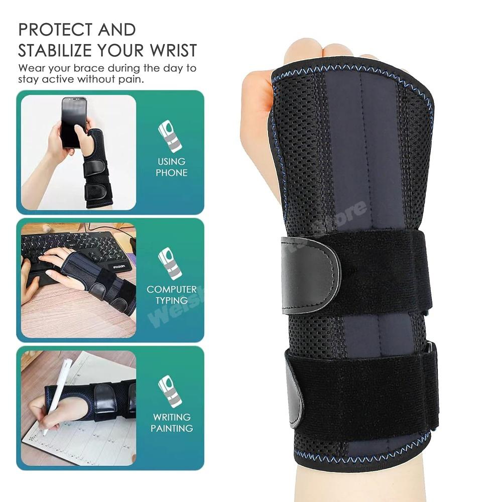 Carpal Tunnel Wrist Brace Support Splint for Pain Relief Tendonitis Orthopedic Sports Wrist Guard Hand Protector