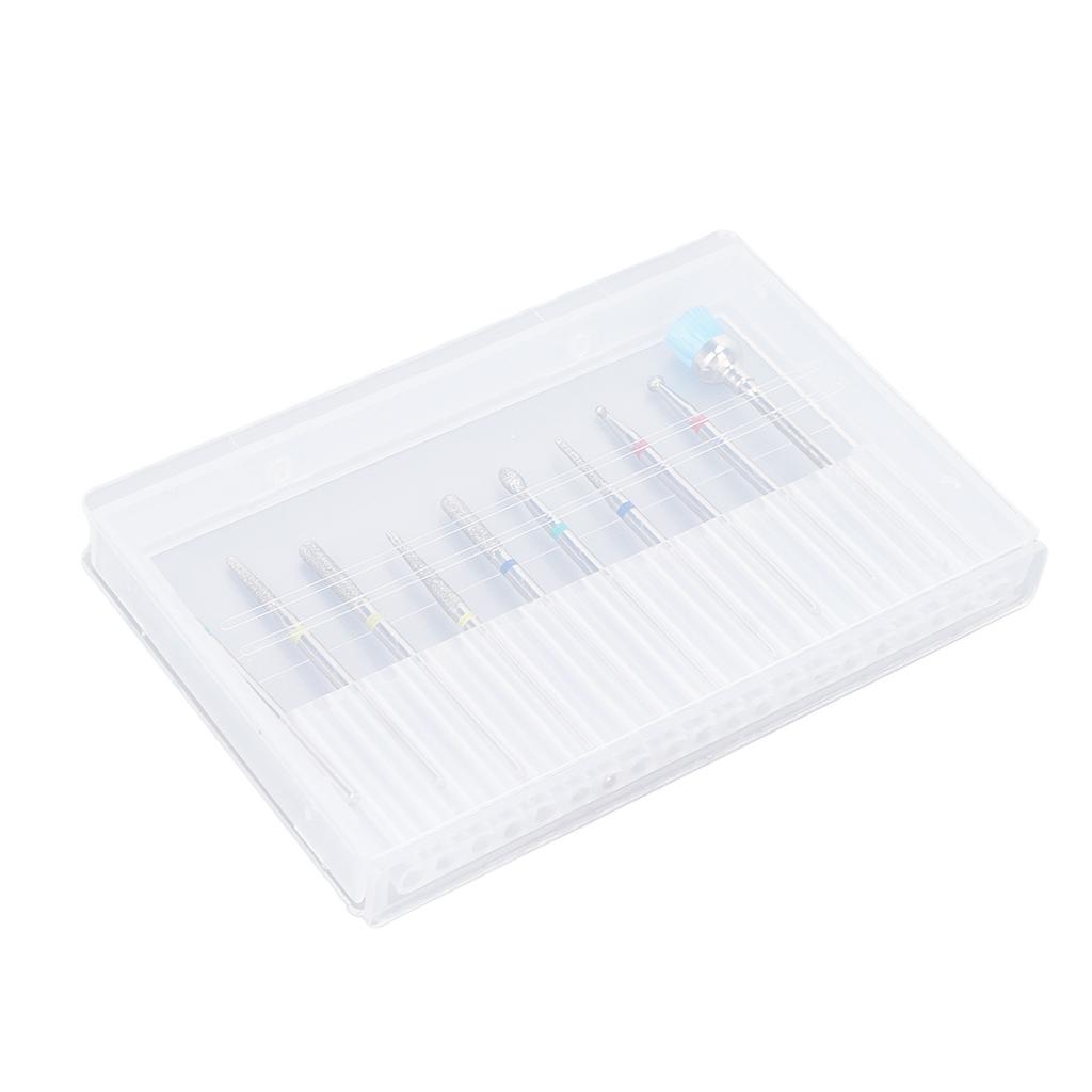 10 STÜCKE Nagelfräser Schleifkopf Set Polieren Maniküre Werkzeuge Finger Nagelhautentferner Legierung