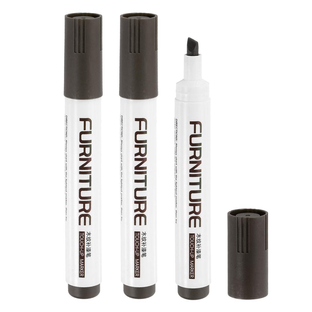 3/5Pcs Furniture Repair Kit Patch Paint Pens Wood Furniture Markers Touch Up Wood Filler Sticks for Scratches Wooden Floor Table