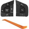 Steering Wheel Button Switch Fit for Land Rover Discovery Replace LR095537 LR095540 | Fit for Rover Discovery Sport 2015-2019 Jaguar XF XE