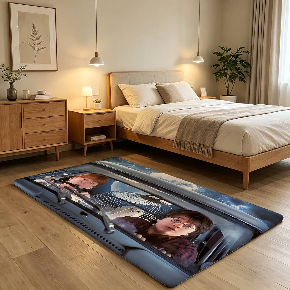 Cute Movie-H-hArry-Y-pOtterS Carpet Bathroom Anti-slip Mat Door Mat Home Decoration Mat Entrance Door Mat Scratch-resistant Door