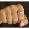 Anello Totem Pietra dei Desideri Regolabile, Gioielli Punk in Acciaio Inossidabile per Donne Uomini, Vestibilità Comoda Usura Quotidiana Idea Regalo