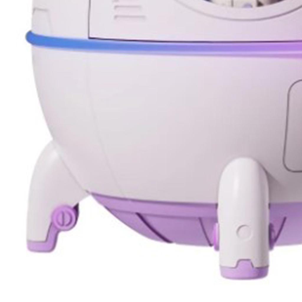 Mini USB Humidifier Cute Spaceship Shaped Humidifier Portable Household Ambient Light Humidifier