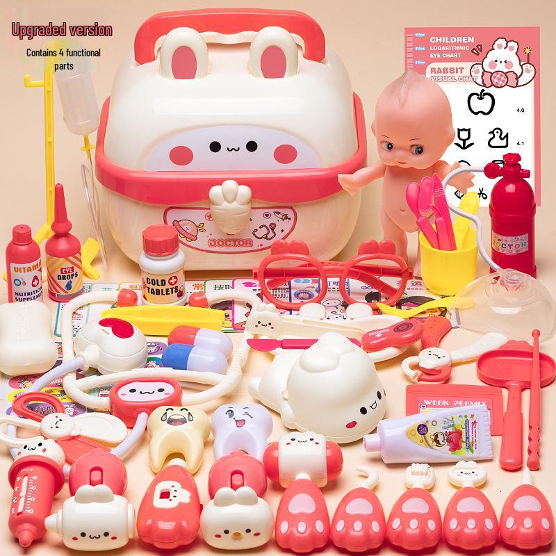 Kids' Medical Play Set with Stethoscope & Syringe - Light-Up Doctor Toy for Boys & Girls, Trending Hot Toy