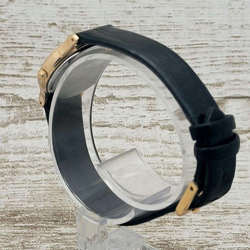 [USED] SEIKO Women's Analog Watch, Gold, Black Leather, Working Condition