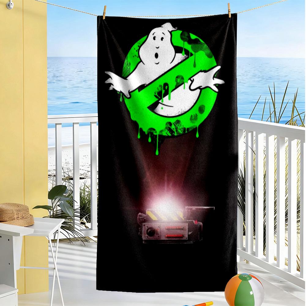 Ghostbusters Beach Towel Soft Durable Quick-Dry Comfortable Lightweight