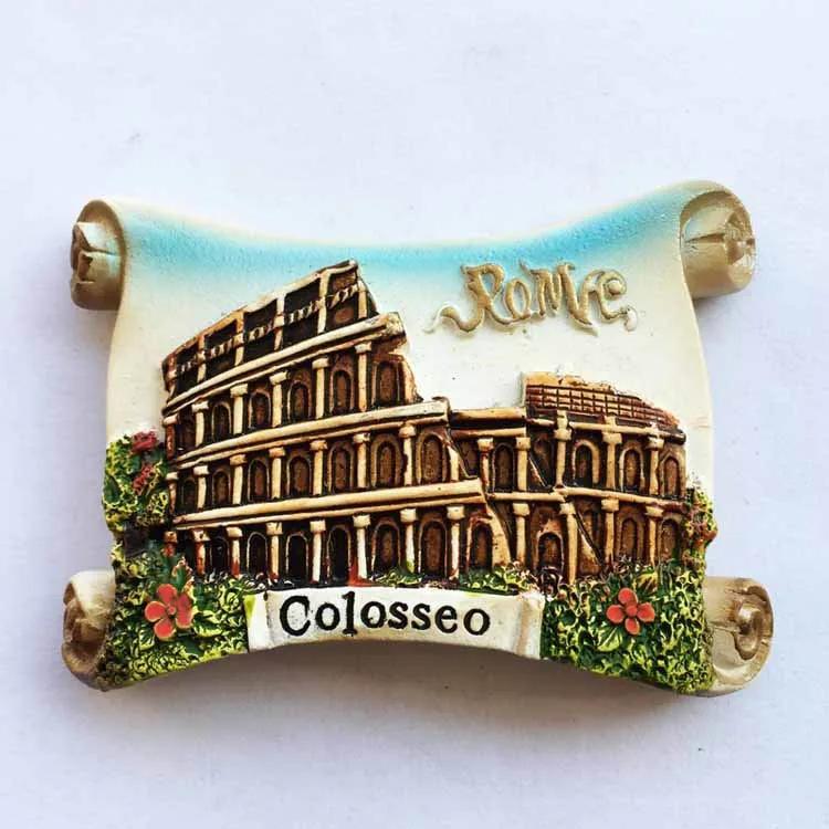 Italie Fridge Magnets Italy Rome Sicilia Siena Florence Colosseo Tourism Refrigerator Magnets Souvenir Home Kitchen Decoration