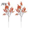 Safe Faux Floral Decor for Pets Realistic Artificial Flowers Autumn Home Decoration, Silk Decorative Entryway Branches Halloween Table Centerpiece And