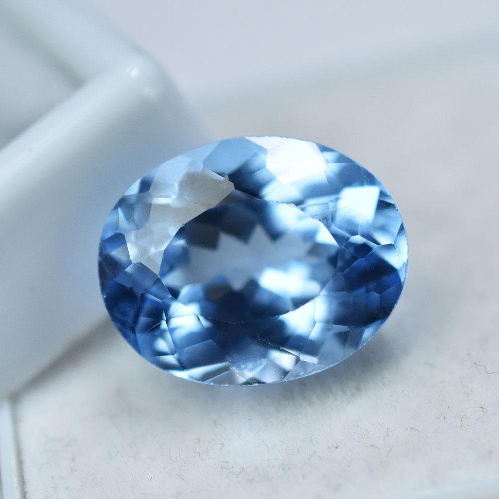 Natural Blue Sapphire Loose Gemstone Real Oval Cut 8 Ct Gift for Her September Birthday Birthstone