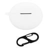 For Oppo Enco X3 Charging Case Cover Bluetooth-compatible Earbuds Soft Silicone Cover with Anti Lost Buckle